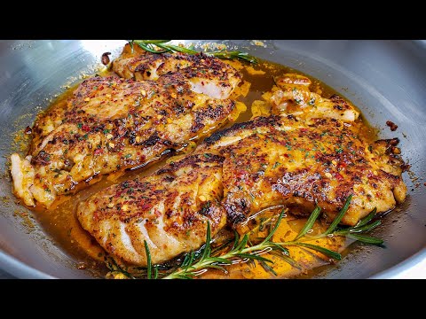 Super Easy and Quick Pan Seared Red Snapper Fillet Recipe in 5 minutes | Tasty Recipe