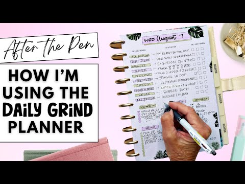 PLAN WITH ME | HOW I’M USING THE DAILY GRIND PLANNER SYSTEM | AFTER THE PEN