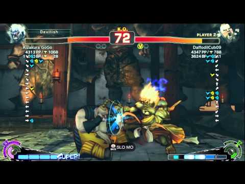 Kizahura GoGo (Oni) vs DaffodilCub09 (Rufus) - AE 2012 Ranked Match *720p HD*