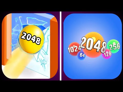 🌈👑Merge Ball 2048 🆚 Beards Stack  All Levels Pro Game Mobile Walkthrough Vedio Gameplay ioS Android