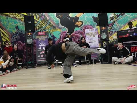 Benda Vs Valencio - B-Boy Top 16 - Midwest Open 2023 - Breaking For Gold USA - BNC