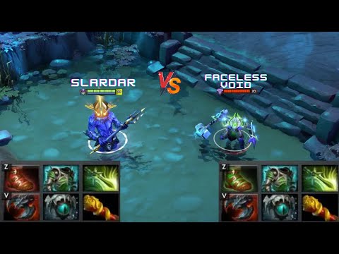 Dota 2 | Slardar vs Faceless Void | Full Items