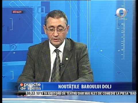 Decanul Baroului Dolj a participat la emisiunea Puncte de sprijin, la postul Oltenia TV