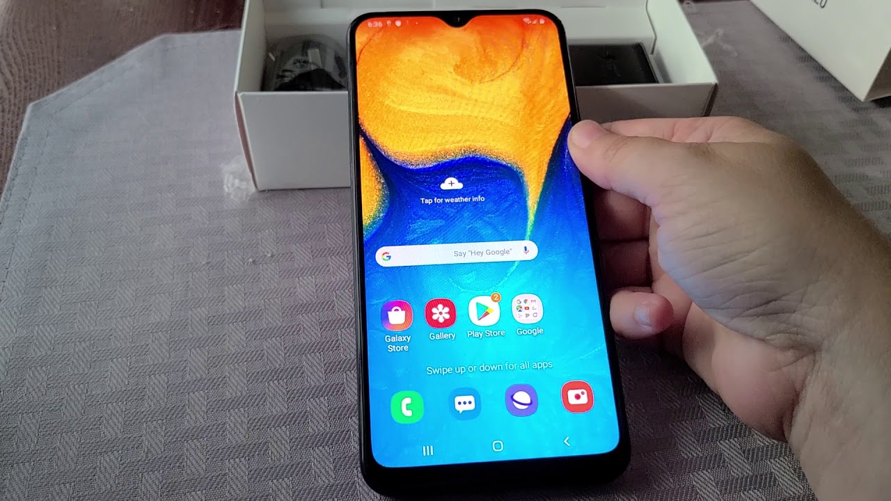 Samsung galaxy A20 unboxing!