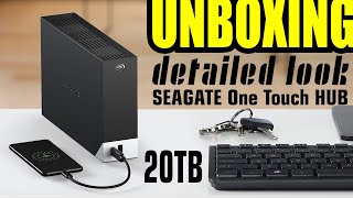Detailed Look SEAGATE One Touch Hub 20TB More Simple but Faster than the previous model