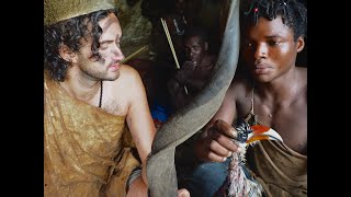 HUNTING in the rain with 40,000-year-old AFRICAN TRIBE