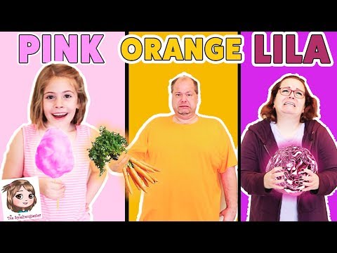 EAT ONLY THE COLOR YOU WEAR ALL DAY 😱 24 Hour Challenge in America