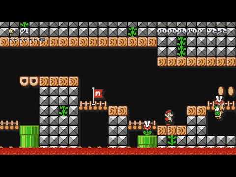 Piranha Plant Palace by SplatmastR - SUPER MARIO MAKER - NO COMMENTARY 1bj