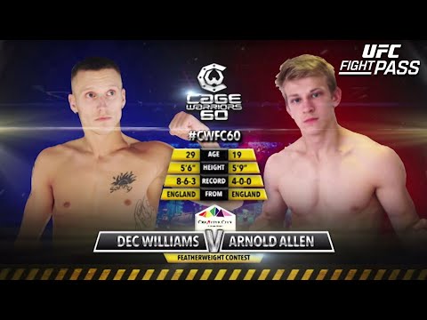 Arnold Allen vs Declan Williams full fight