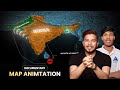 NitishRajput Documentary Map Animation Breakdown Step By Step In Hindi