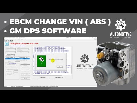 EBCM CHANGE VIN ( ABS ) | GM DPS SOFTWARE