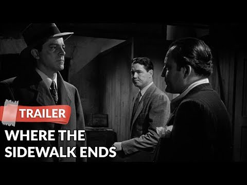 Thumbnail for video: Where the Sidewalk Ends (1950) Trailer | Dana Andrews | Gene Tierney Thumbnail for video: Where the Sidewalk Ends (1950) Trailer | Dana Andrews | Gene Tierney