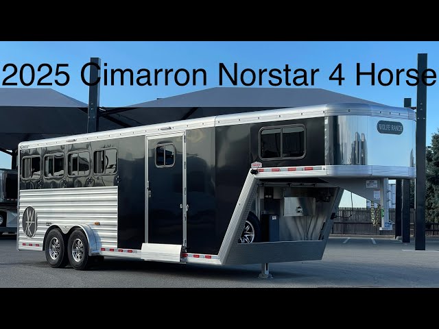 Preview image of 2025 Cimarron Norstar 4 Horse Gooseneck With Cameras and Air Ride youtube video