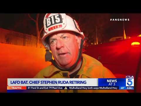 LAFD Battalion Chief Stephen Ruda is Retiring