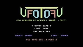 COMMODORE 64 += UFOTOFU =+ NEW GAME 2025
