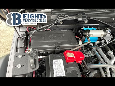Jeep JL / Jeep Gladiator ARB Single Compressor Firewall Mount