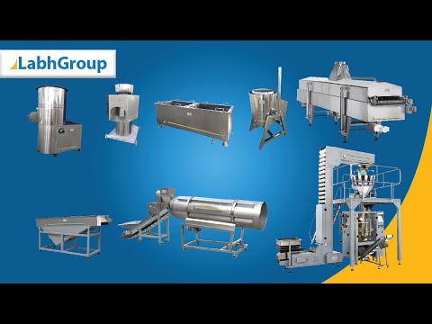 Automatic potato crisp manufacturing machines | High speed potato chips making plant | Labh Group