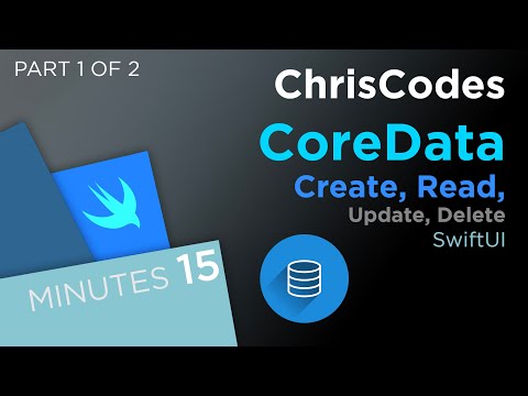 (2020) SwiftUI - CoreData - Part 1 of 2 - Create, Read, Update, Delete Data
