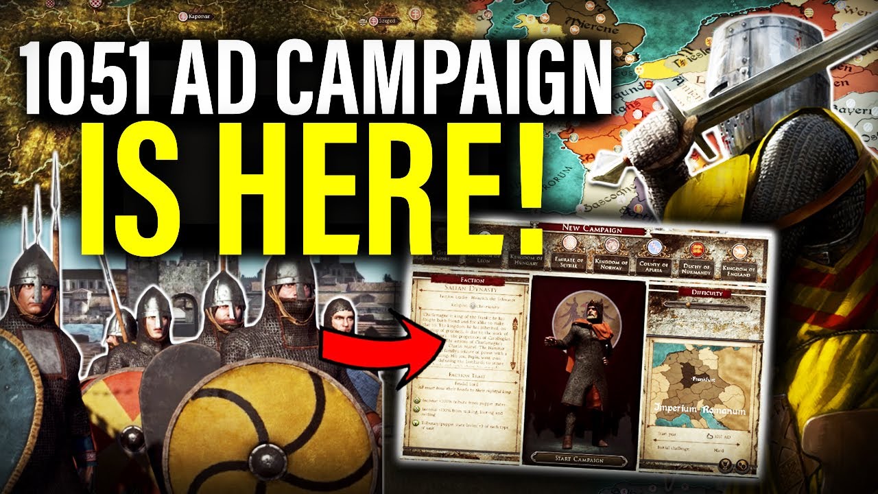 ANNO DOMINI 1051: New Medieval Total War Campaign Released!