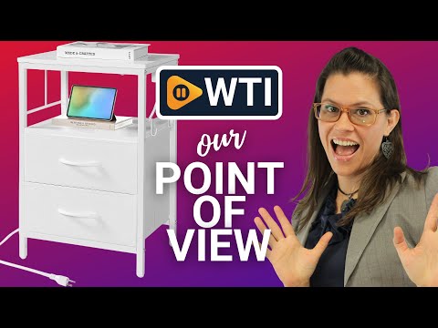 Nightstand with Charging Station - WTI product video review