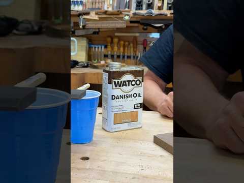 What's The BEST Wood Finish and why is it Danish Oil?? #shorts #woodworking #woodwork #finishing