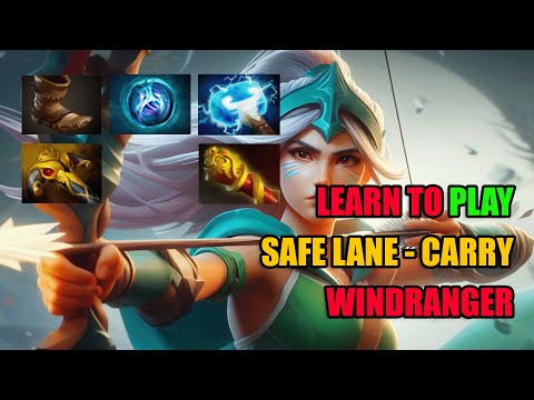 Windranger's Epic Killstreak: Dominating the Offlane! Match ID: (7376142040)