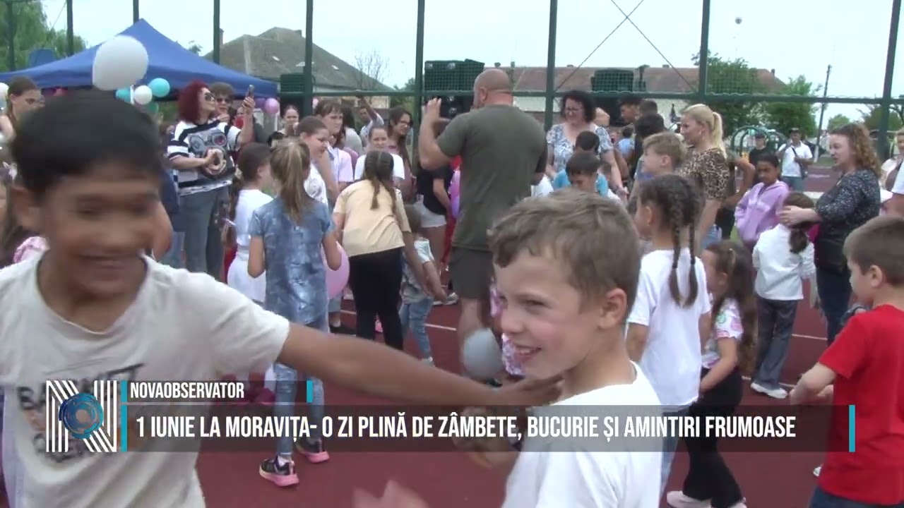 1 iunie la Moravița- o zi plină de zâmbete, bucurie și amintiri frumoase