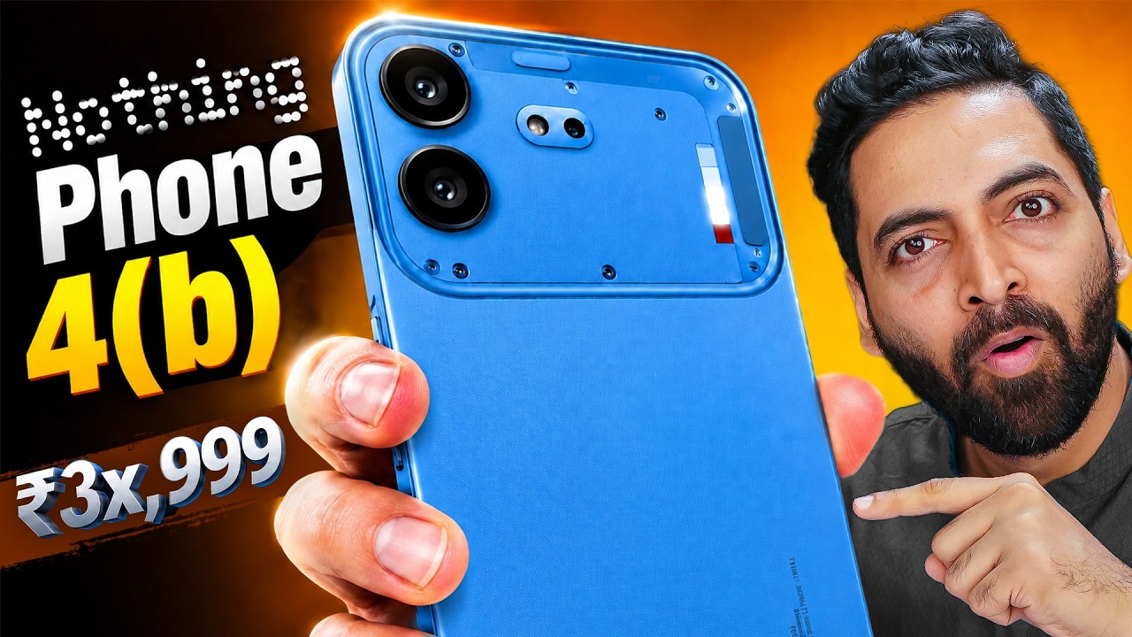 Nothing Phone (4b) Unboxing: SD 6 Gen 4, 120Hz Amoled, 6000 mAh & More