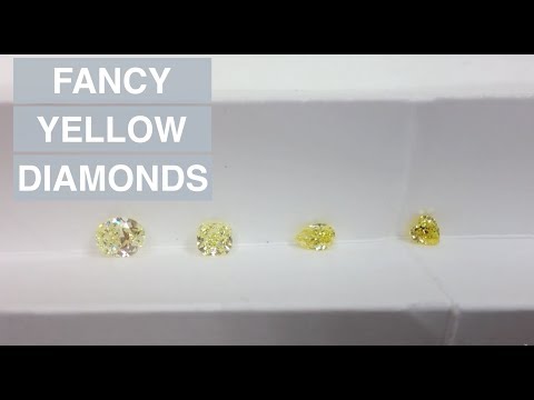 Fancy Yellow Diamonds - Quick Review of Color Intensities
