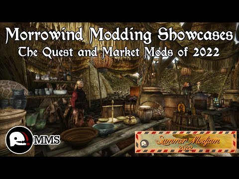 Morrowind Modding Showcases - 2022 Quest and Market Mods