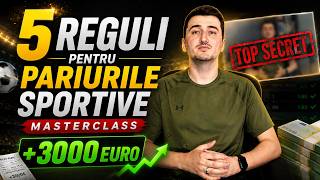 Pariuri Sportive: 5 Reguli si Sfaturi de la un Parior Profesionist  - Masterclas