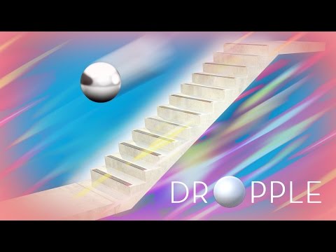 Down the stairs we go (Dropple iOS gameplay)