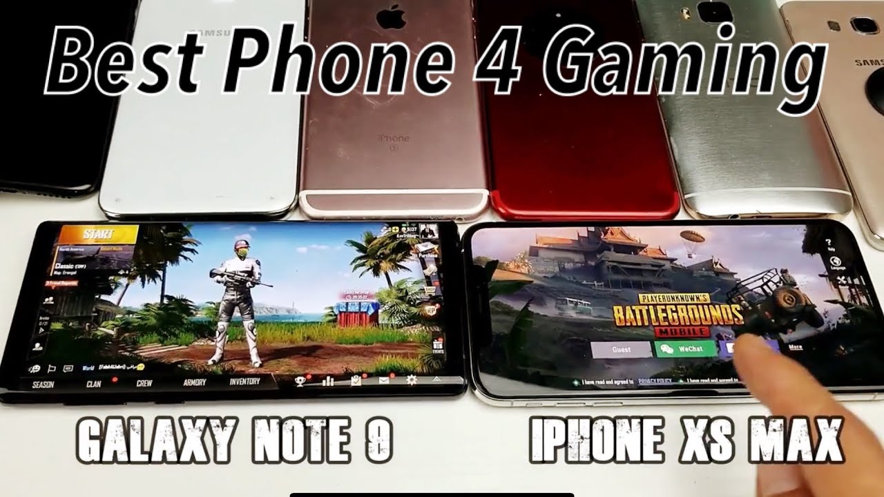 Best Mobile Phone for Gaming! iPhone XS Max vs Galaxy Note 9 | PUBG/Fortnite