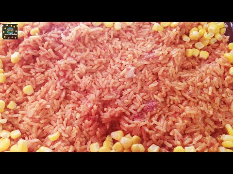SWEETCORN GARNISH JOLLOF RECIPE