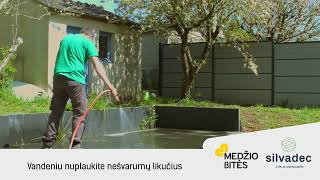 Silvadec terasinė medienos kompozito lenta WPC (Brushed Atmosphere Brown Rio) 23x138x6000 
