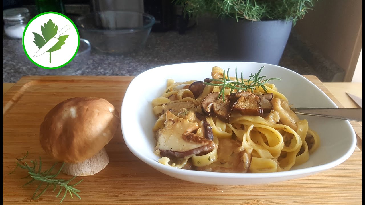 STEINPILZ-BANDNUDELN - Einfache Rezepte