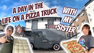 Another day running the pizza truck on St Albans market