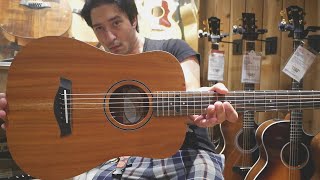 Video thumbnail for Taylor Baby Mahogany BT2 Acoustic (Natural Mahogany) demo! by Zachie J. Brown