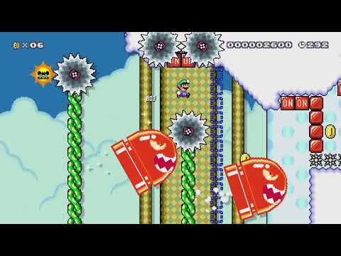 Angry sun's sky kingdom (By me) | Super Mario Maker 2