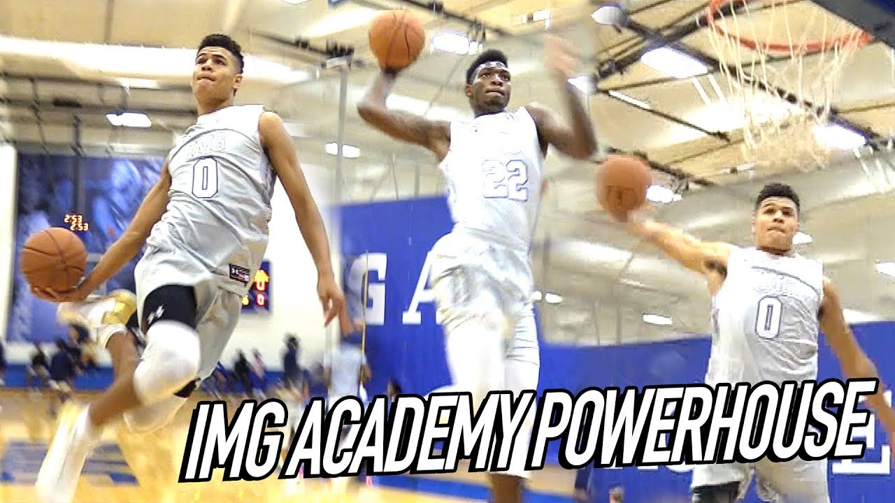 IMG Academy Players Dunking Like PROS! IMG SEASON OPENER v Farragut - HOW ARE THESE HIGH SCHOOLERS?!