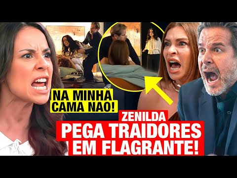 TRÊS GRAÇAS: SEGUNDA 09/02 - Zenilda PEGA FERETE E ARMINDA em Flagrante! DA O TROCO em GRANDE ESTILO