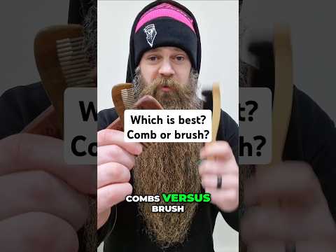 What's the difference between a beard comb and brush? #beardcomb #beardbrush #beardcare