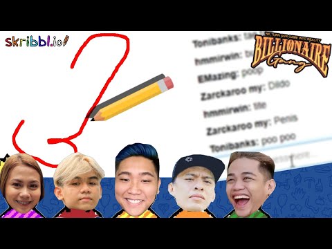 Billionaire Gang plays SKRIBBLE (sino ang pinakabobo?)