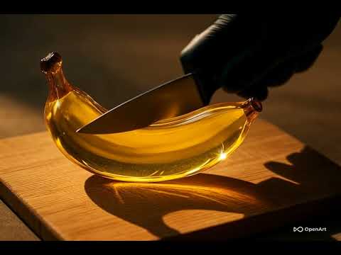 Cutting fruit banana #asmr