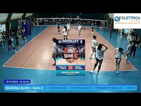 Serie C  - GIO' VOLLEY APRILIA vs SINERGY CALI ROMA