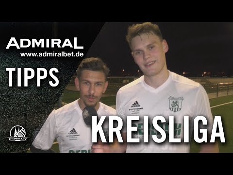 ADMIRAL-Tipps mit Behsat-Mücahit Sofu und Vincent Mayenfels - 17. Spieltag, Kreisliga B Staffel 3