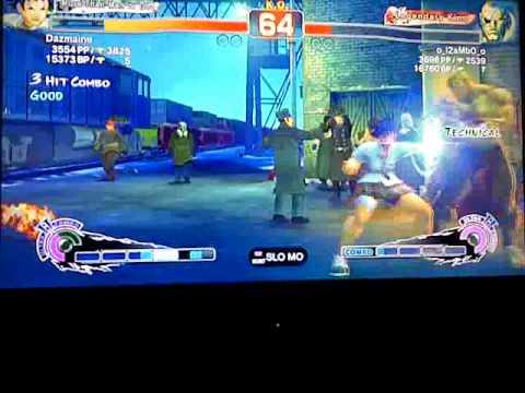 SSF4AE - Dazmaine (Makoto) Vs. Rambo (Sagat)
