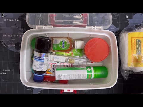 Plastic first aid box