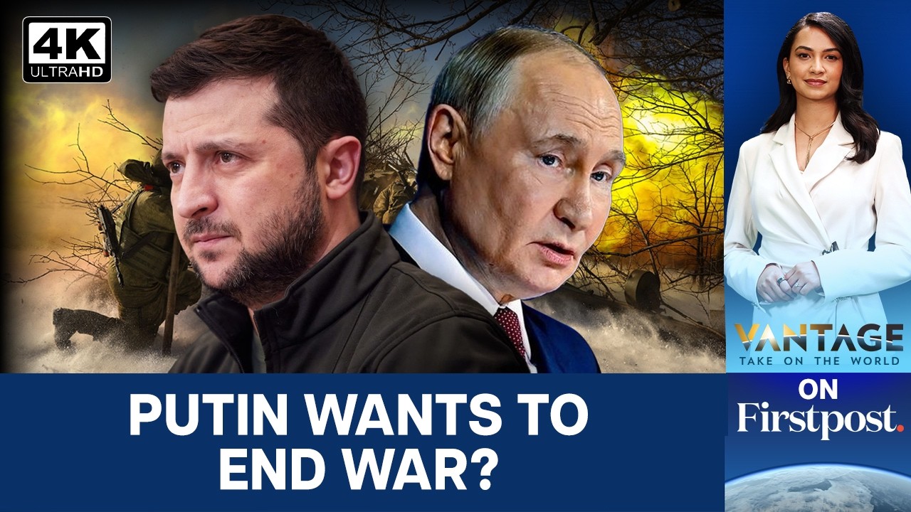 Putin Says Russia, Ukraine War May Be Ending Despite Attacks | Vantage on Firstpost | 4K