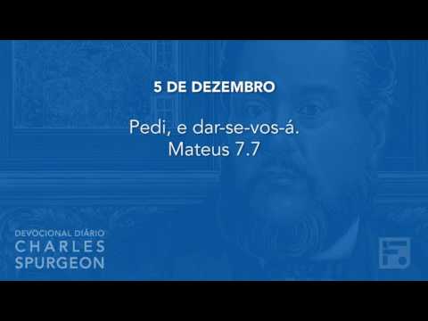 5 de dezembro - Devocional Diário CHARLES SPURGEON #339